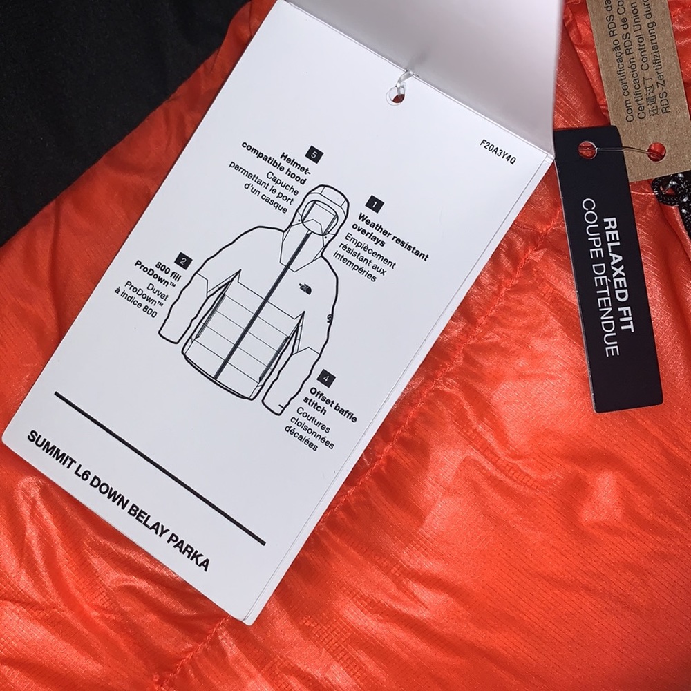The North Face Mens Summit L6 Down Belay Parka XL - Picture 13 of 14